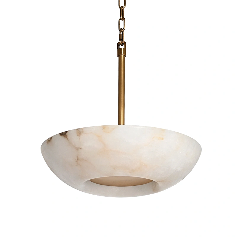Cloudy Sky Alabaster Pendant Light