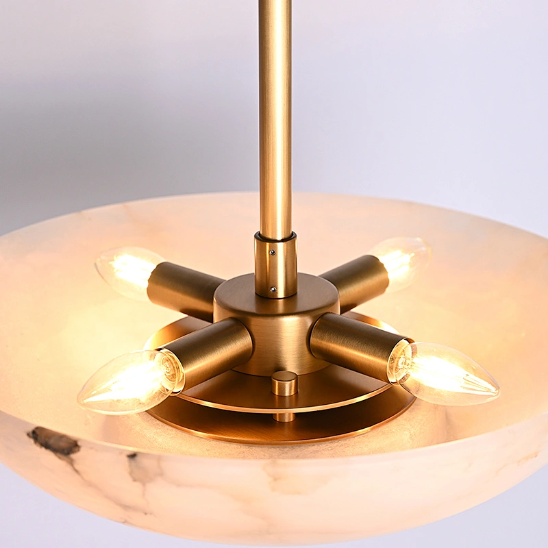 Cloudy Sky Alabaster Pendant Light